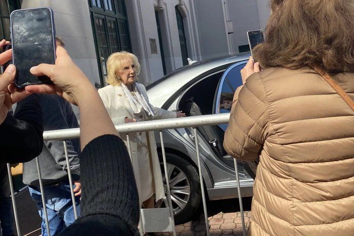 Mirtha Legrand votó en las Paso 2021.