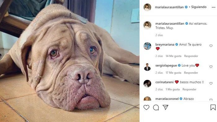 María Laura Santillán manifestó que se sentía triste