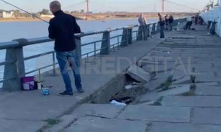 Así está el Paseo de los Pescadores, en la Costanera Oeste de Santa Fe. Así está el Paseo de los Pescadores, en la Costanera Oeste de Santa Fe.