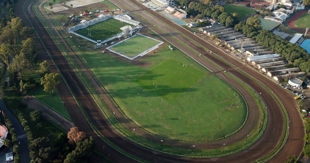 Hipódromo de Rosario. Vista aérea.