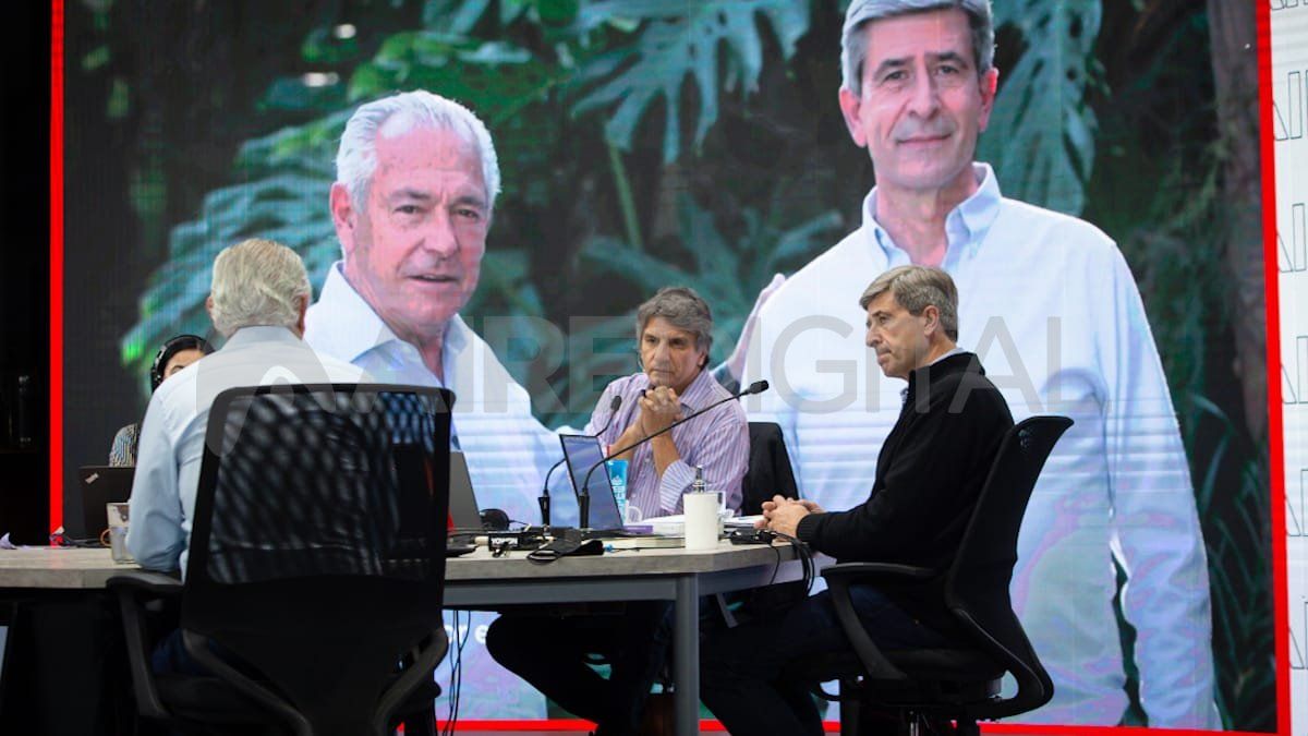 El precandidato a diputado nacional de Juntos por el Cambio, Mario Barletta, estuvo este miércoles en AIRE, junto a Hugo Marcucci, precandidato a concejal.