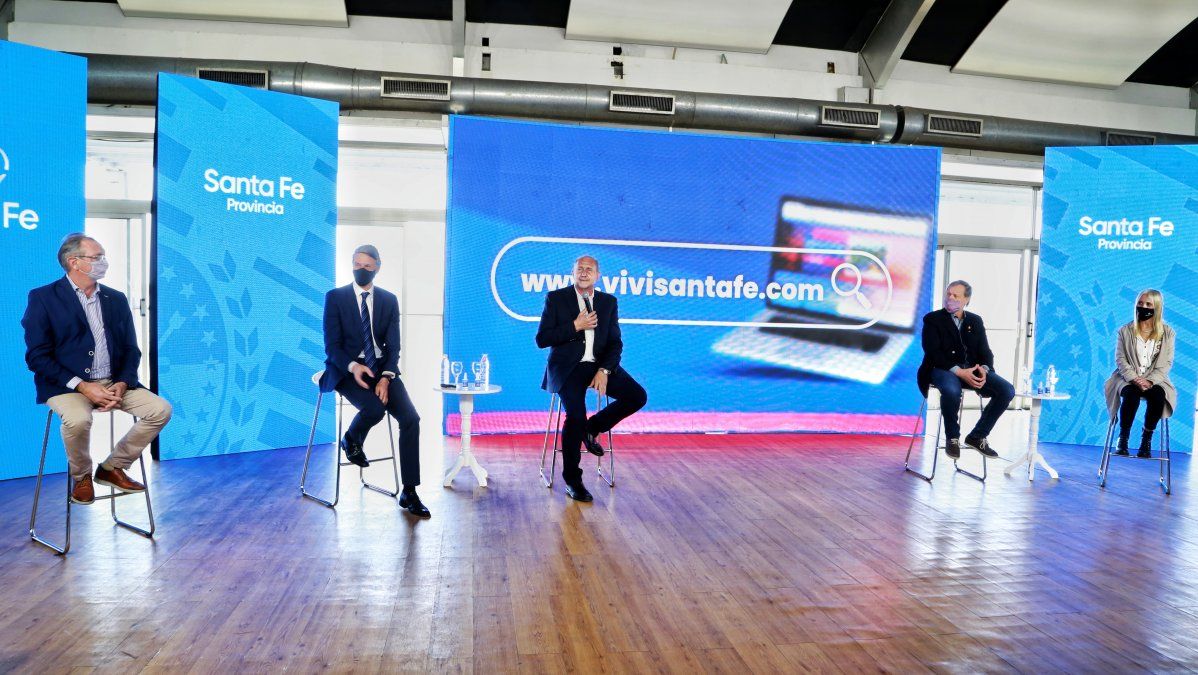 De la presentación de "Viví Santa Fe" también participó el ministro de Turismo y Deportes de la Nación, Matías Lammens.