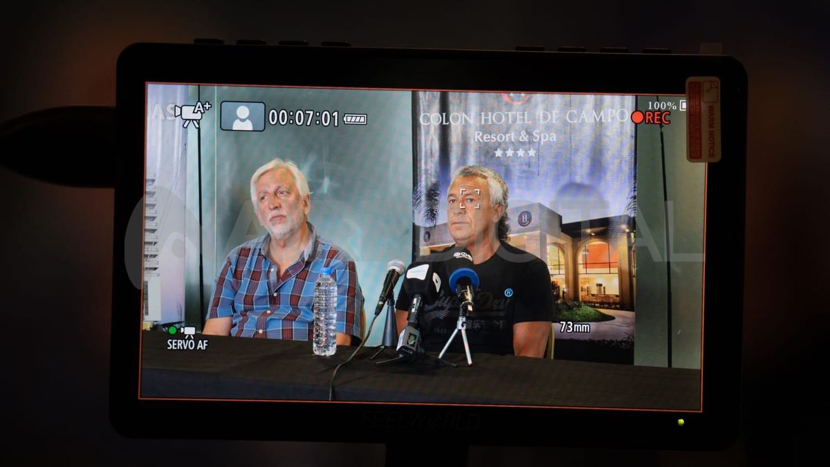 Gorosito estuvo acompañado por José Alonso, vicepresidente primero de Colón.