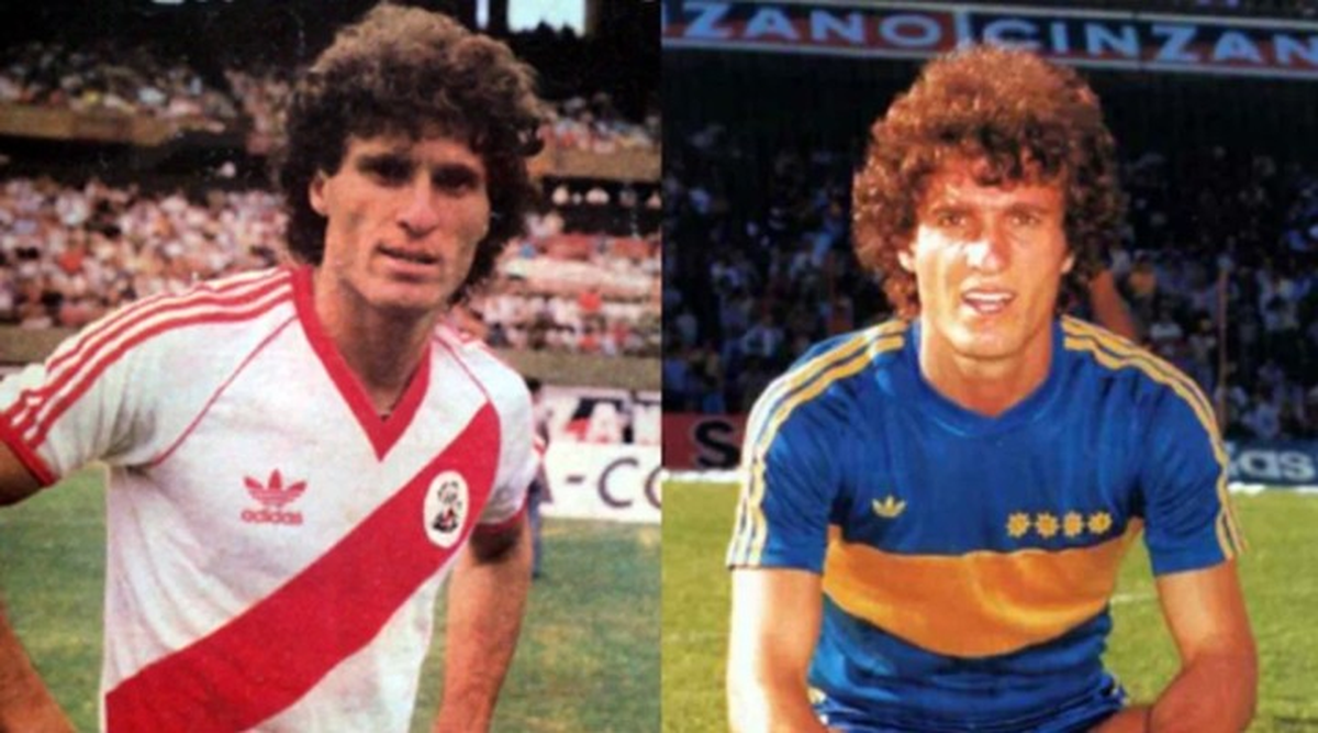 Oscar Ruggeri defendió los colores de Boca y River. Oscar Ruggeri defendió los colores de Boca y River.