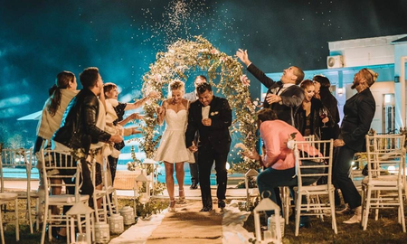La emoción de Sabrina Carballo durante su casamiento con Chanchi Estévez en El Hotel de los Famosos La emoción de Sabrina Carballo durante su casamiento con Chanchi Estévez en El Hotel de los Famosos