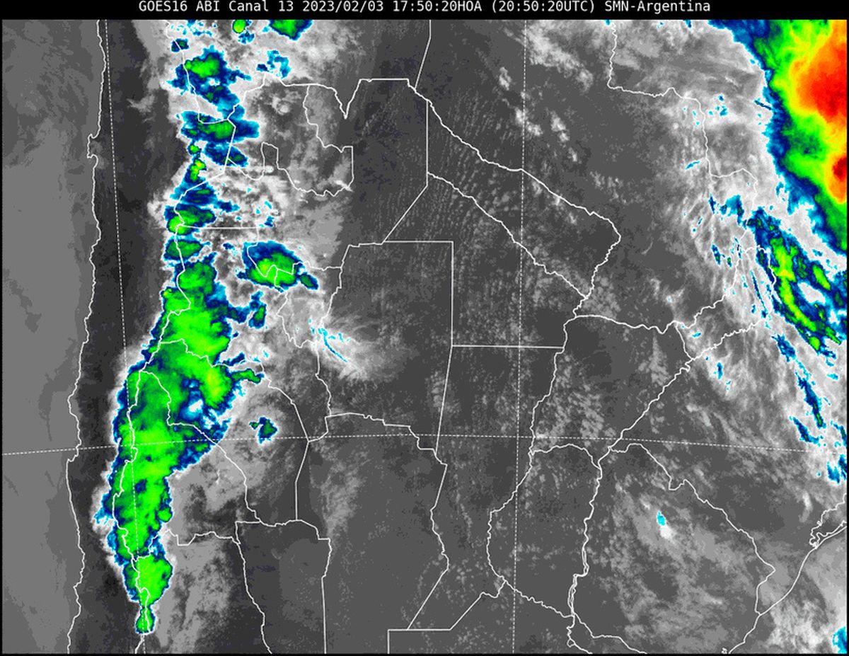 Imagen satelital.-