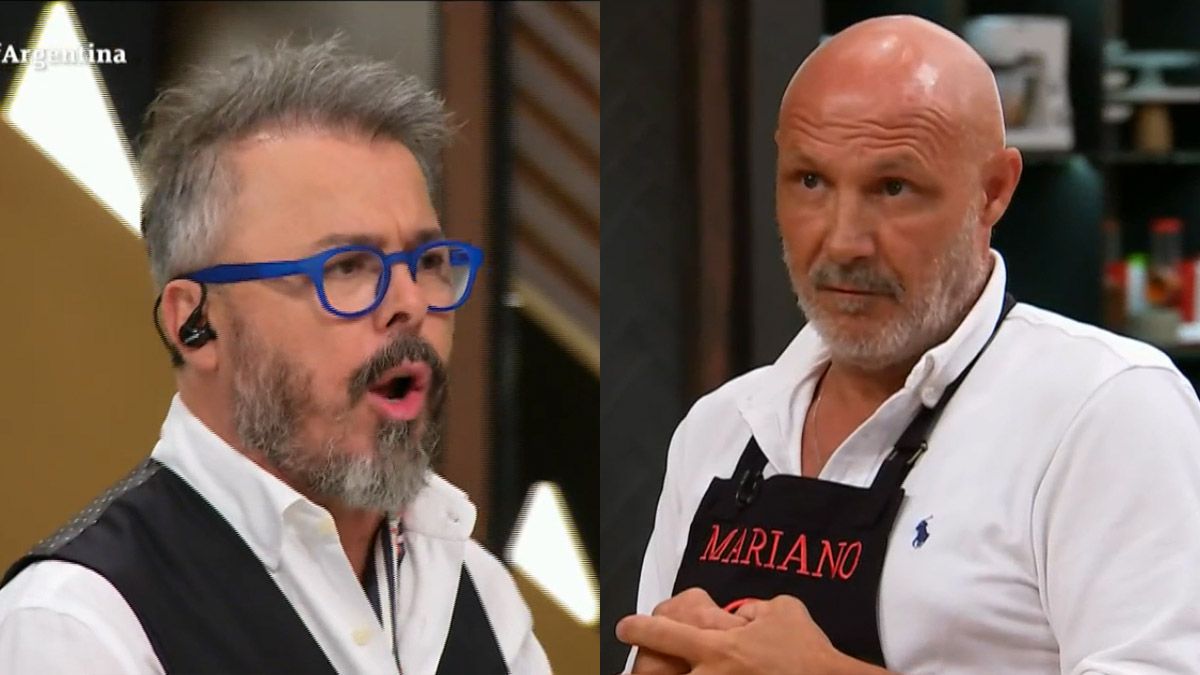 Fuertisimo cruce entre Mariano Dalla Libera y Donato de Santis en MasterChef