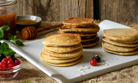 Panqueques de avena: la receta más fácil y nutritiva Panqueques de avena: la receta más fácil y nutritiva