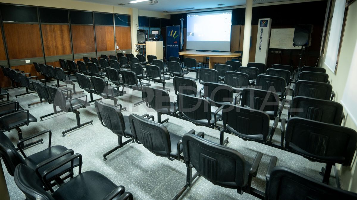 El auditorio, recientemente remodelado gracias a los aportes de las instituciones que acompañan día a día el crecimiento del hospital. El auditorio, recientemente remodelado gracias a los aportes de las instituciones que acompañan día a día el crecimiento del hospital.