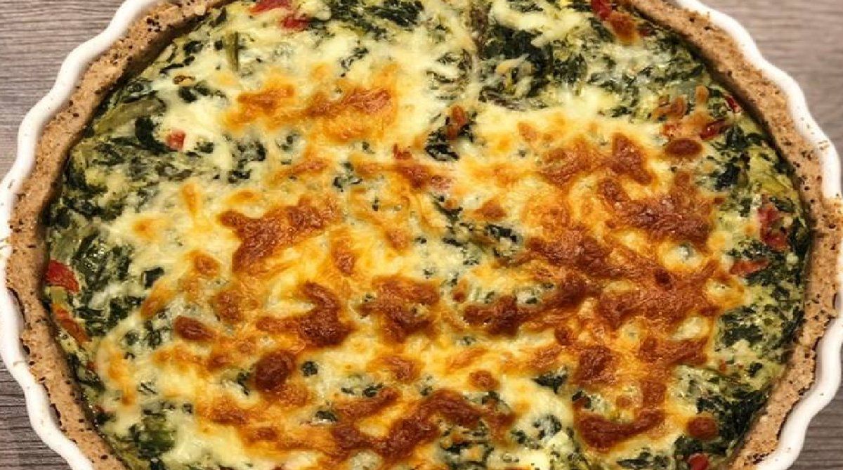 Cómo preparar una tarta integral de espinacas