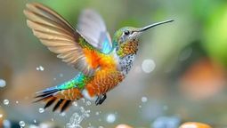 altText(Qué significa ver un colibrí en el jardín)}