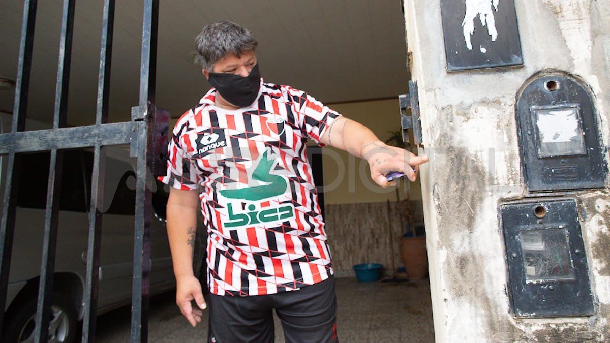 Alejandro Concina relató el robo de su moto este lunes por la noche en barrio Candioti Norte.&nbsp;