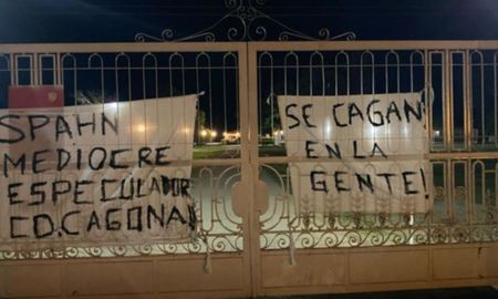 Juan Pablo Poletti se refirió a las banderas que aparecieron en Unión. Juan Pablo Poletti se refirió a las banderas que aparecieron en Unión.