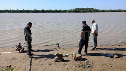 Pescadores hallaron un cráneo en la costa del río Coronda a la altura de Sauce Viejo