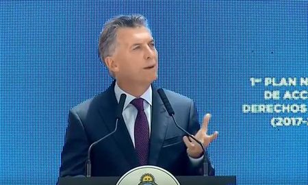 mauricio macri presento el plan nacional de accion en derechos humanos mauricio macri presento el plan nacional de accion en derechos humanos