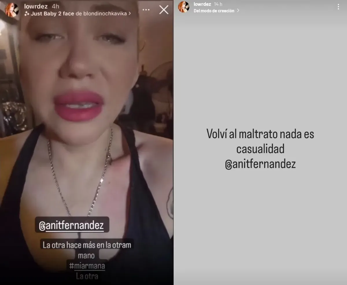 La artista subió vídeos a su cuenta de Instagram explicándole