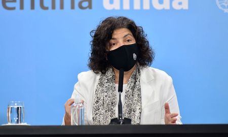 La ministra de Salud habló a su regreso del Reino Unido. La ministra de Salud habló a su regreso del Reino Unido.