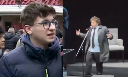 El joven viral que fue al Luna Park: Soy kirchnerista, pero no hay que ser tan sesgado El joven viral que fue al Luna Park: Soy kirchnerista, pero no hay que ser tan sesgado