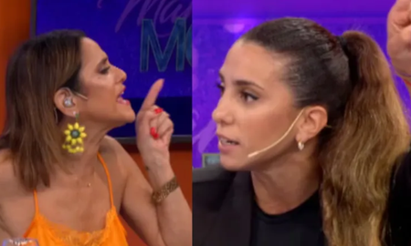 El feroz cruce en vivo entre Cinthia Fernández y María Fernanda Callejón. El feroz cruce en vivo entre Cinthia Fernández y María Fernanda Callejón.