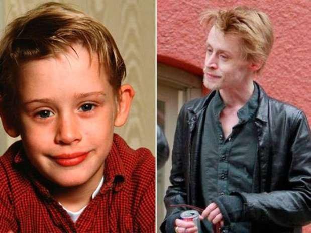 Macaulay Culkin antes y después. 