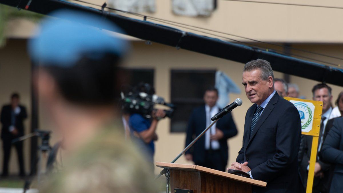 Agustín Rossi, ministro de Defensa de la Nación.