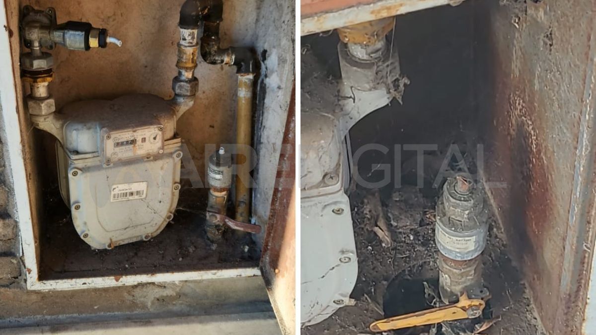 Los robos de flexibles de bronce en los gabinetes de gas natural se multiplican en el departamento La Capital.