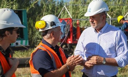 la gestion de omar perotti cumplio tres anos ejecutando obras claves en la provincia de santa fe