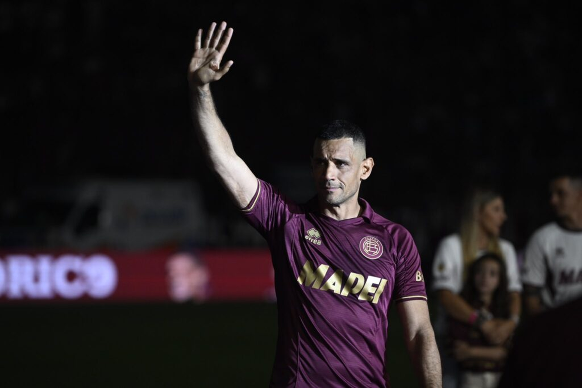 José Sand, jugador del Club Atlético Lanús. José Sand, jugador del Club Atlético Lanús.