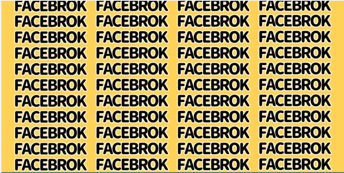 RETO VISUAL nivel PRO: solo el 2% encontró la palabra FACEBOOK ¡en 3 segundos!