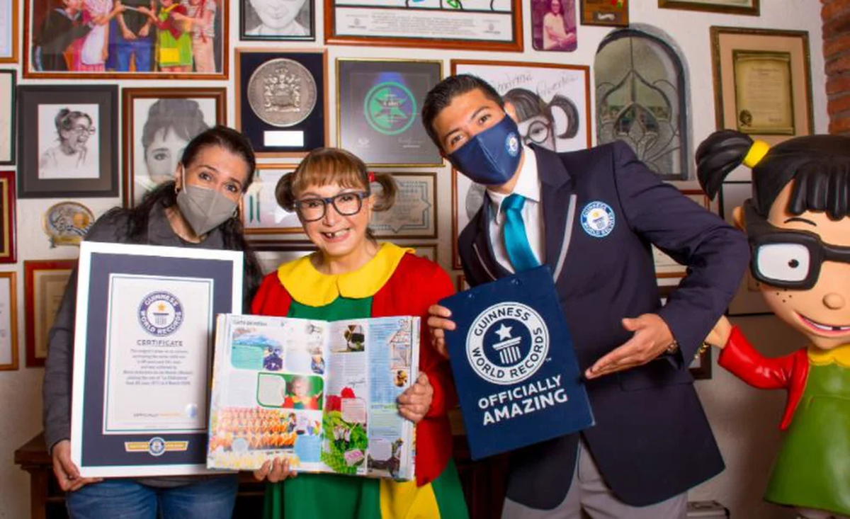 &ldquo;La Chilindrina&rdquo; gan&oacute; el r&eacute;cord Guinness por ser el personaje m&aacute;s longevo.