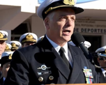 El jefe de la Armada, el almirante Juan Carlos Romay. El jefe de la Armada, el almirante Juan Carlos Romay.