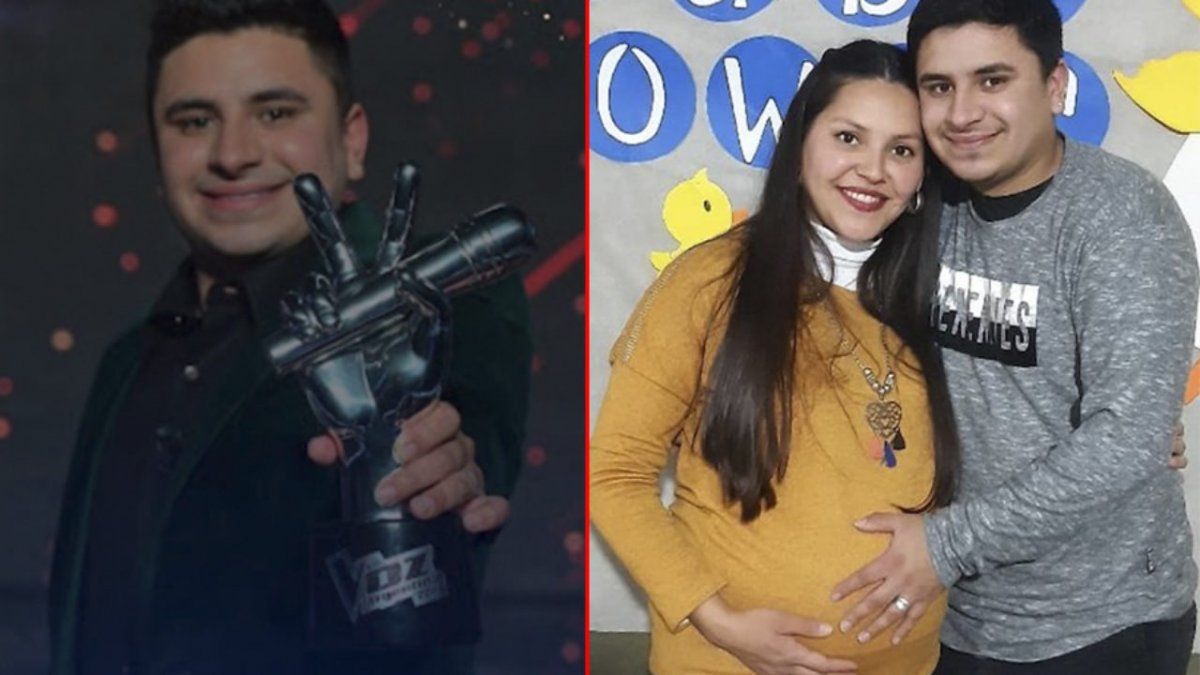 La felicidad doble de Francisco Benítez: es el campeón de La Voz Argentina y nació su primer hijo. 