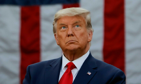 El porcentaje de republicanos que apoyan a Trump cayó desde junio del 2021. El porcentaje de republicanos que apoyan a Trump cayó desde junio del 2021.