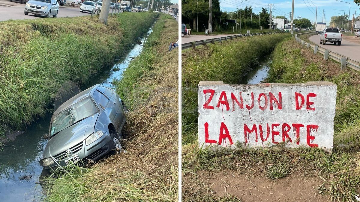Ocurrió este viernes sobre Aristóbulo del Valle al 10400.