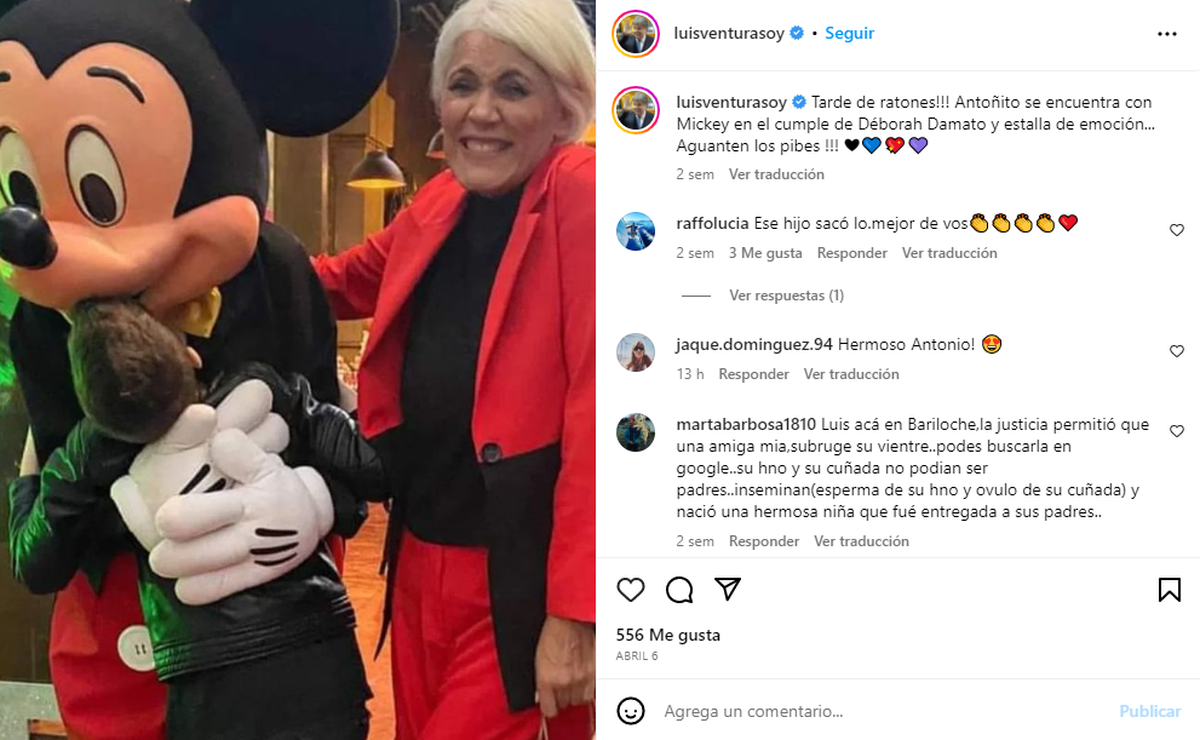 Luis Ventura se mostró emocionado con el avance de Antoñito.