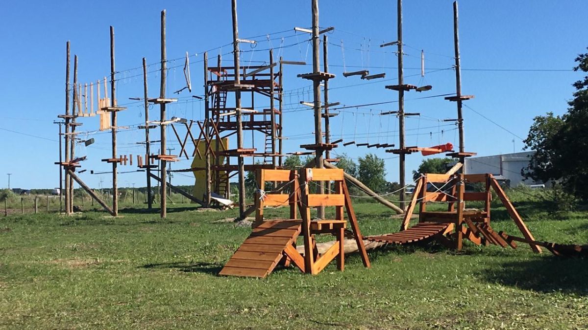 El Parque aéreo Bosque Aventura es otro de los espacios dedicados para los más chicos. El Parque aéreo Bosque Aventura es otro de los espacios dedicados para los más chicos.