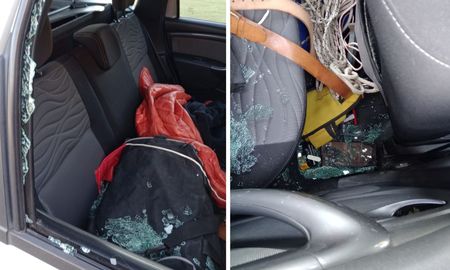 Uno de los ataques registrados en Circunvalación Oeste dejó como saldo roturas de un auto. Uno de los ataques registrados en Circunvalación Oeste dejó como saldo roturas de un auto.