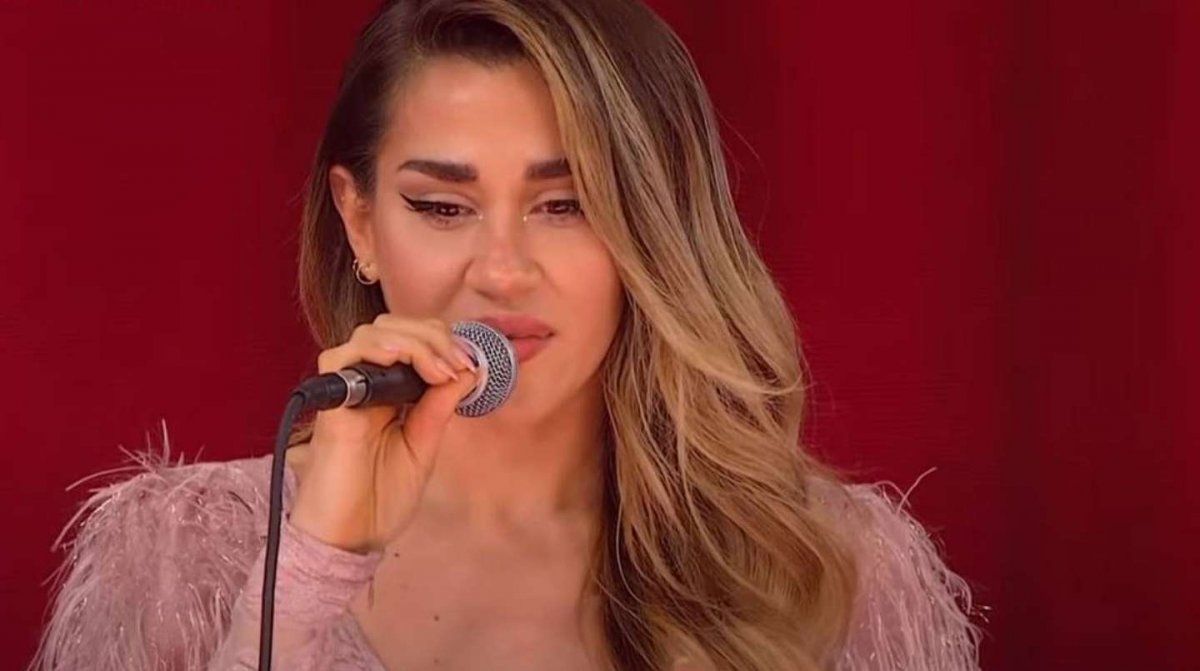 Jimena Barón se emocionó en ShowMatch.