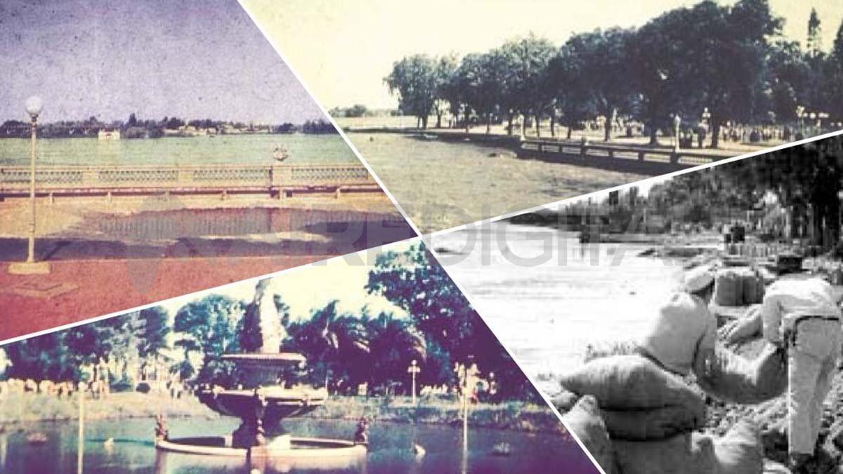 Las postales de un espacio de paseo y recreación que quedó bajo las aguas del río Paraná en 1966. 