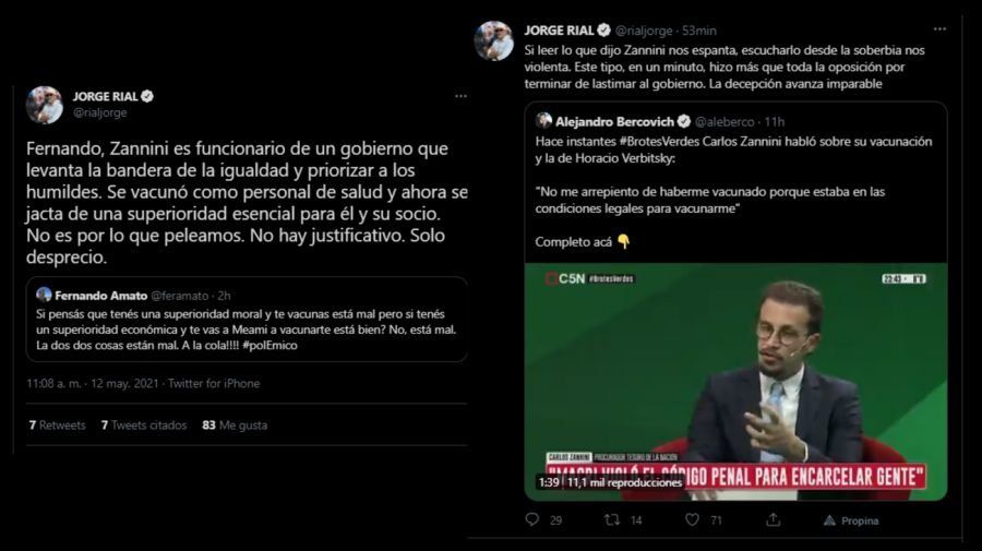 Tremendo cruce del periodista súper enfurecido contra el gobierno. 