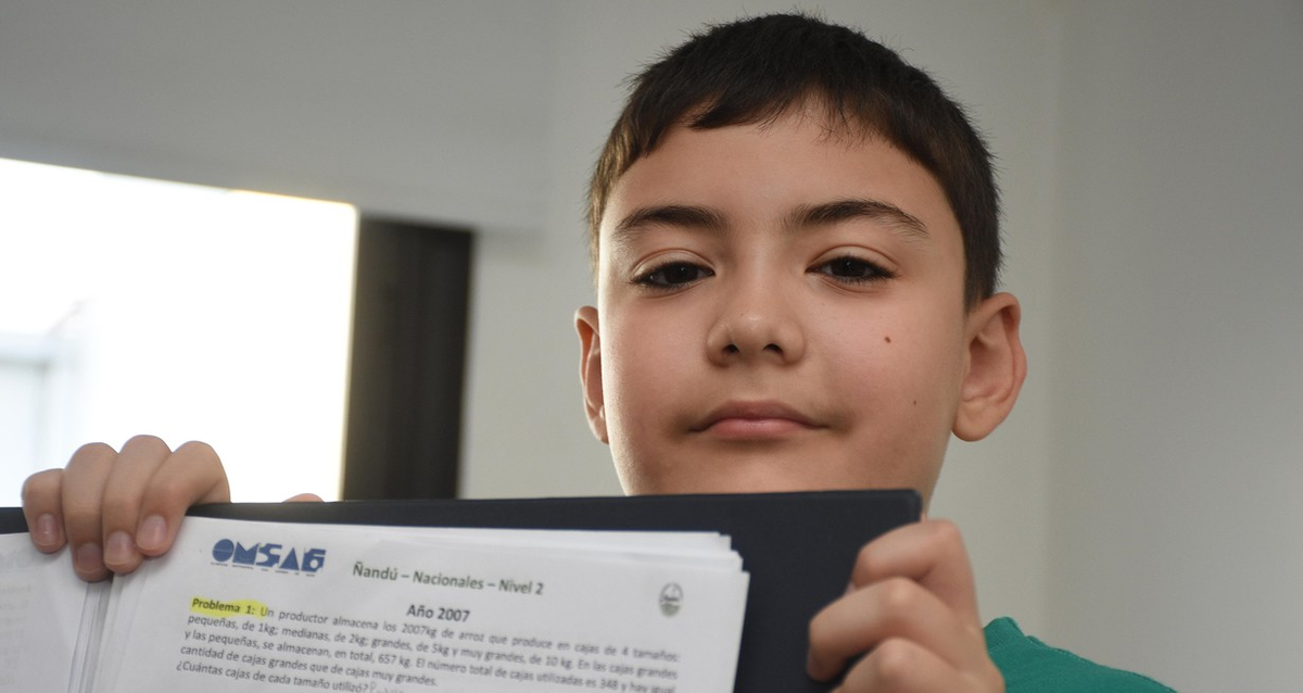 Matías Nocioni: tiene doce años