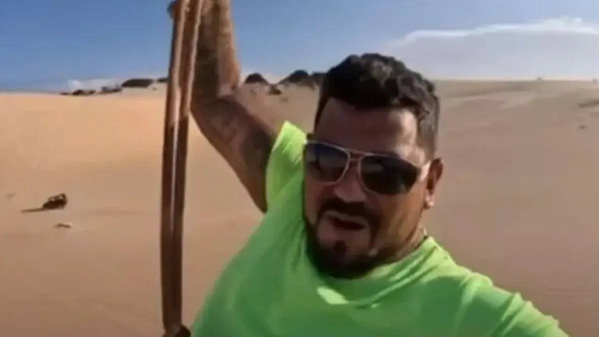 Un turista grabó su propia muerte mientras descendía por tirolesa: el video