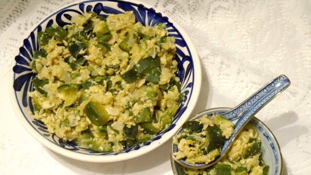 Receta de zapallitos revueltos.