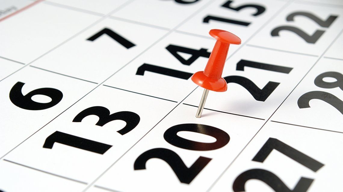 Octubre - fines de semana largo