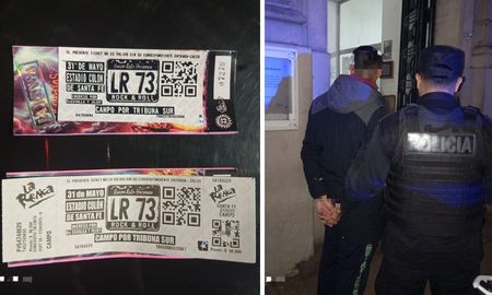 El presunto estafador fue atrapado por la policía a pocas cuadras del estadio de Colón, momentos antes del inicio del recital de La Renga. El presunto estafador fue atrapado por la policía a pocas cuadras del estadio de Colón, momentos antes del inicio del recital de La Renga.