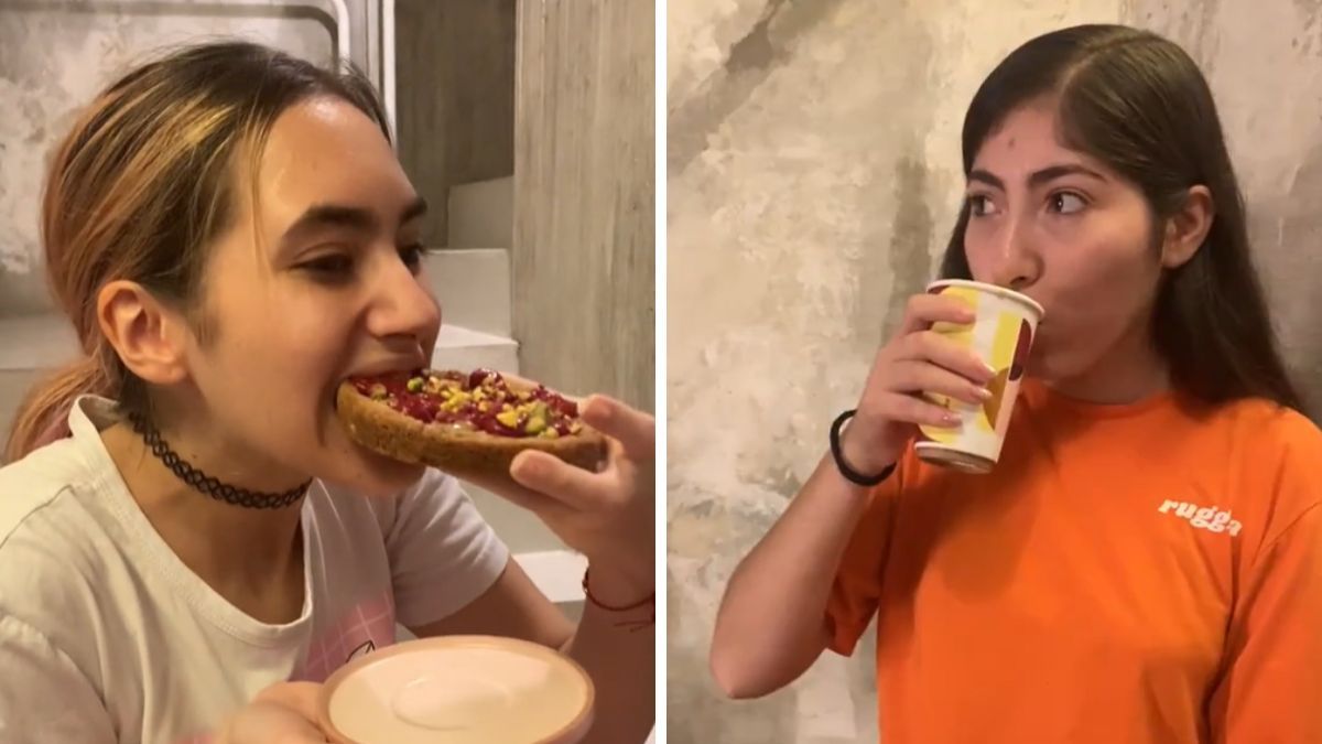 Dos amigas fueron a la pastelería de Damián Betular, pero no les gustó nada. Dos amigas fueron a la pastelería de Damián Betular, pero no les gustó nada.