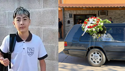 Los restos de Ian descansan desde este martes en el Cementerio Municipal de San Cristóbal, tras una ceremonia que movilizó a toda la cabecera departamental.