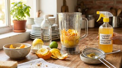 Licuar cáscaras de naranja con vinagre y limón: para qué sirve y por qué lo recomiendan