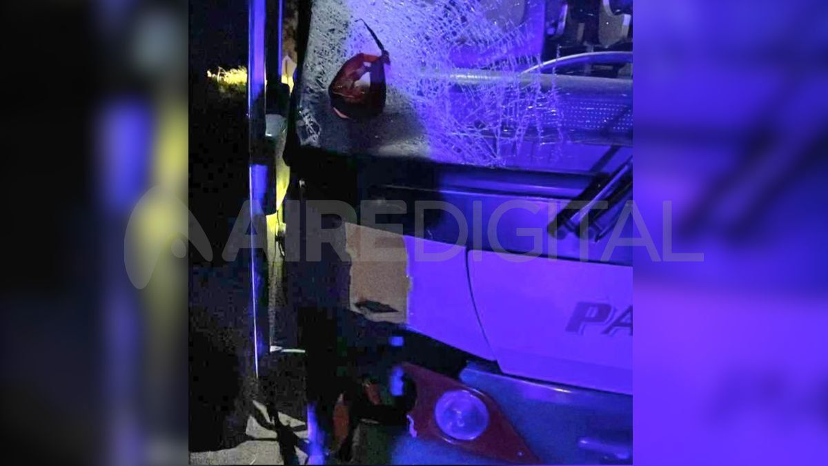 Accidente en ruta 1: murió un ciclista tras ser embestido por un colectivo