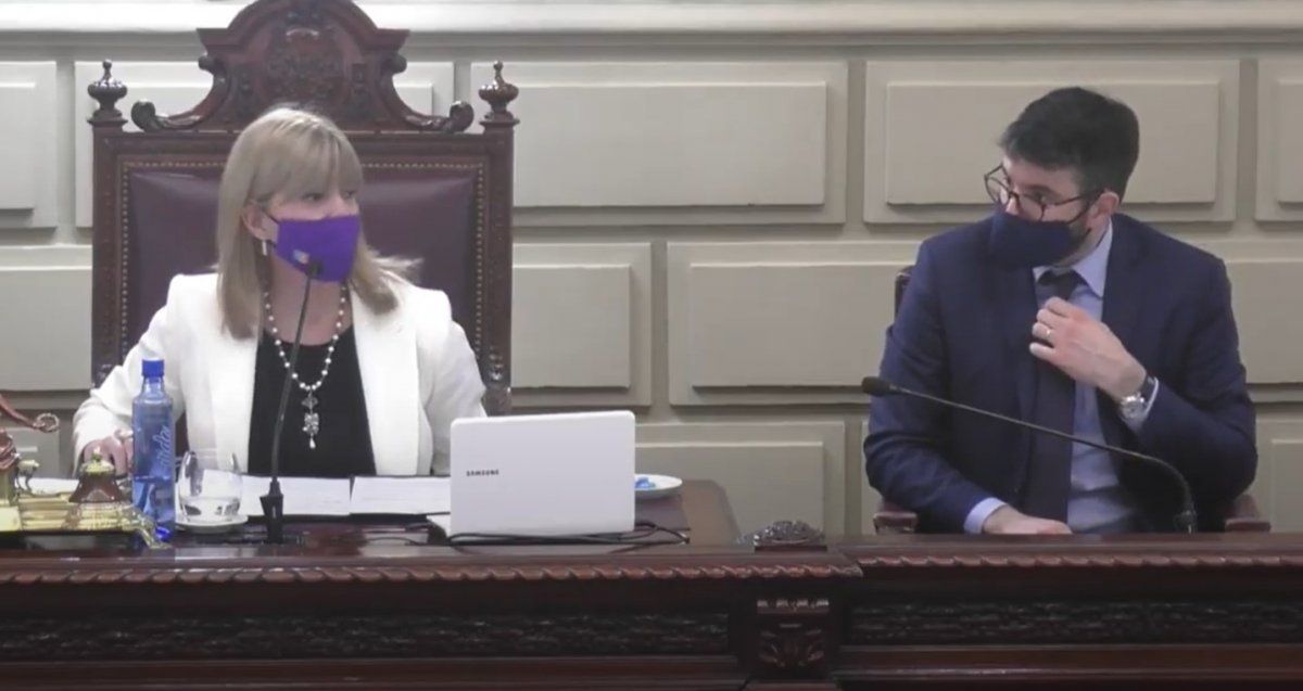 La vicegobernadora Alejandra Rodenas presidió la sesión conjunta de la Legislatura